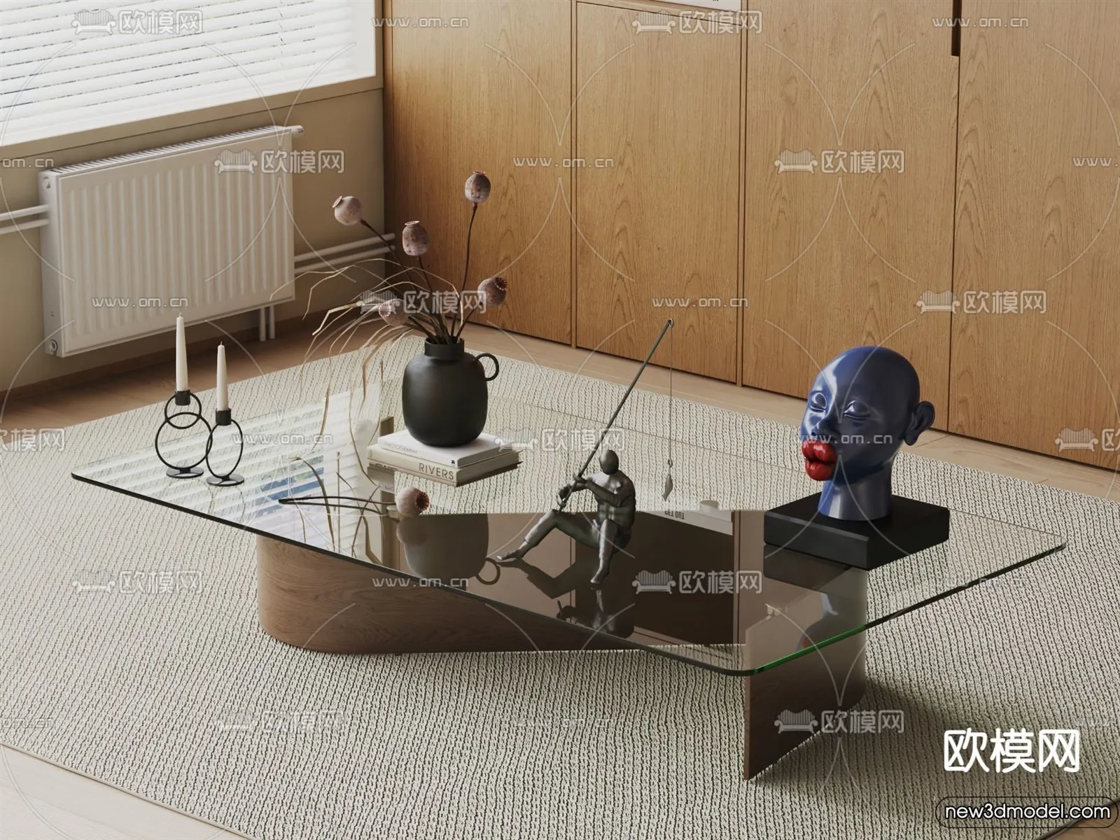 Coffee Table - 3D Models - 3D Furniture Models for Interior - 160