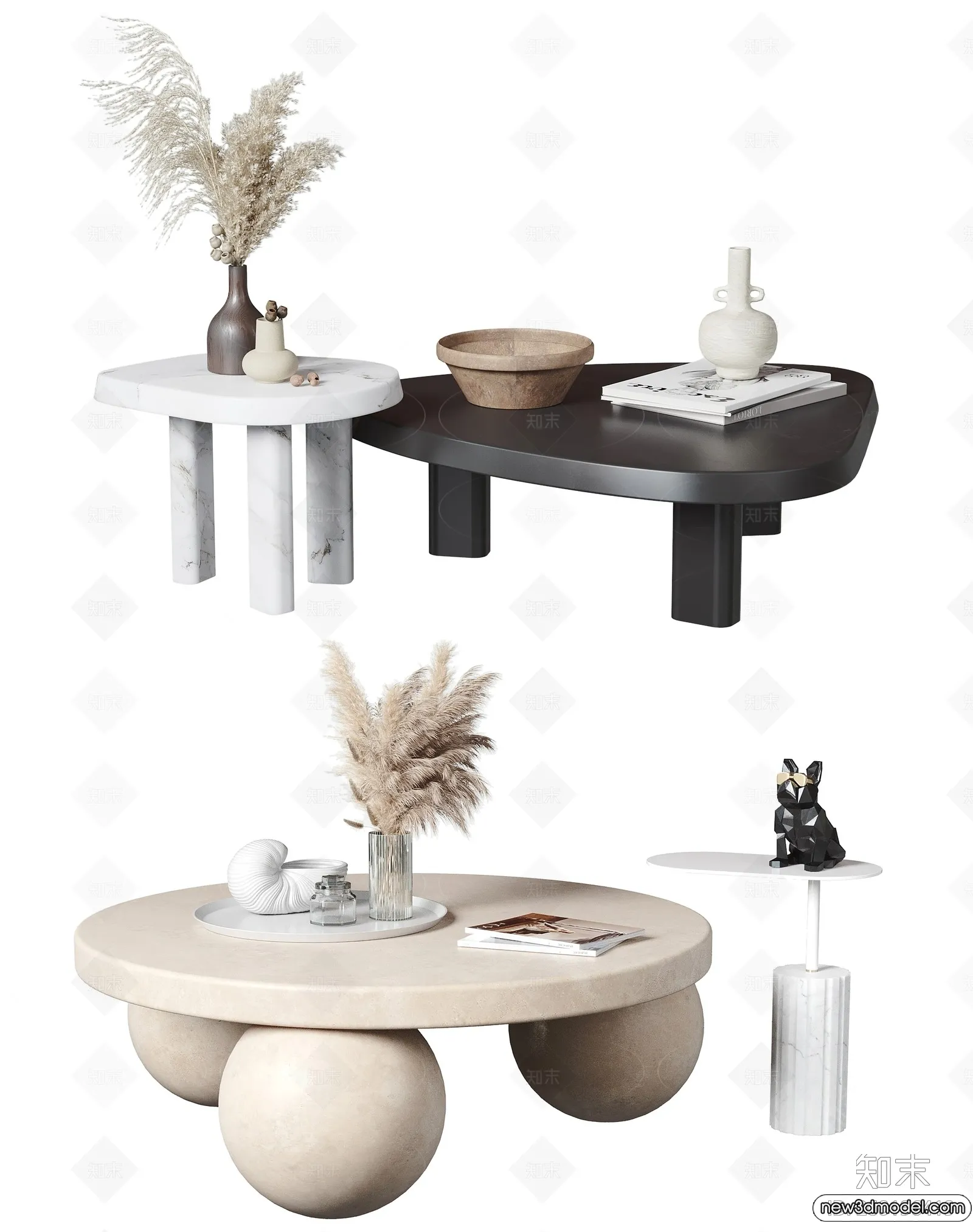 Coffee Table - 3D Models - 3D Furniture Models for Interior - 168