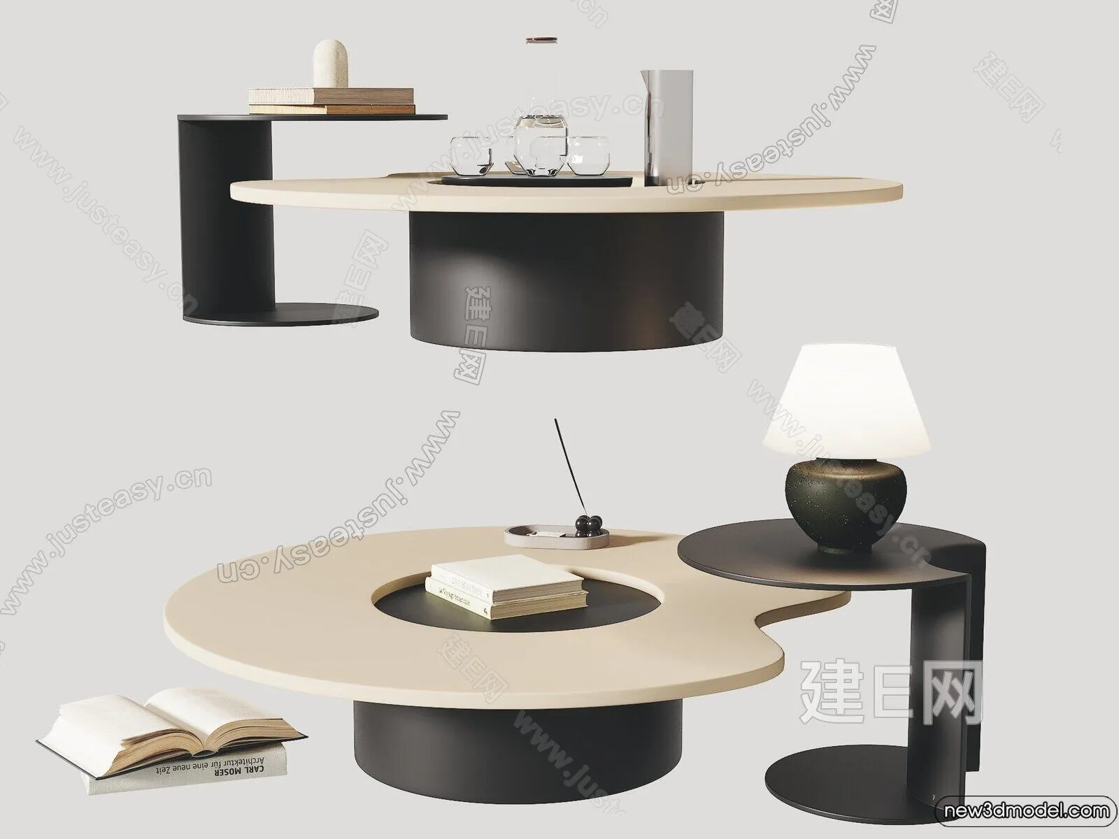 Coffee Table - 3D Models - 3D Furniture Models for Interior - 172