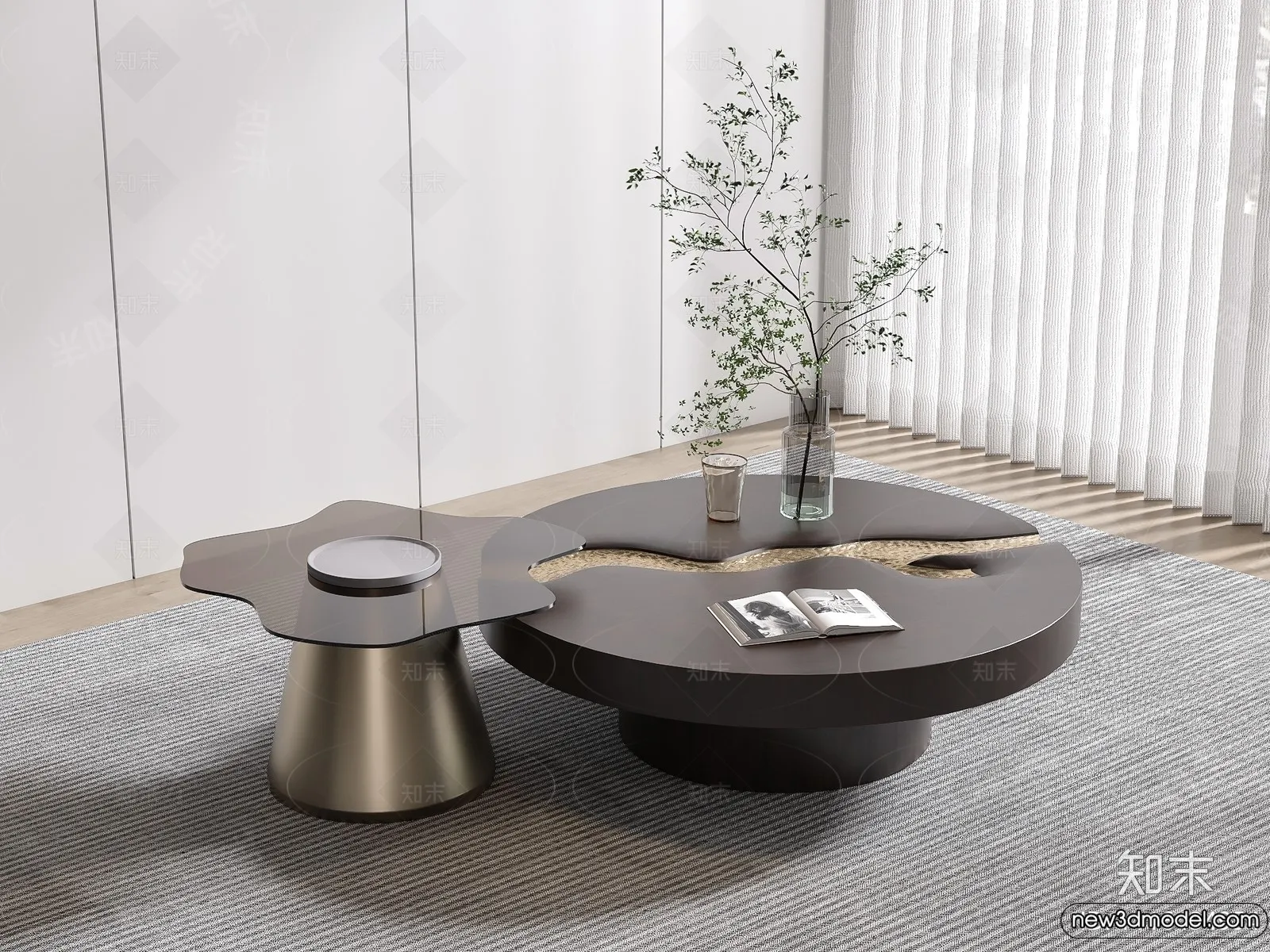 Coffee Table - 3D Models - 3D Furniture Models for Interior - 186