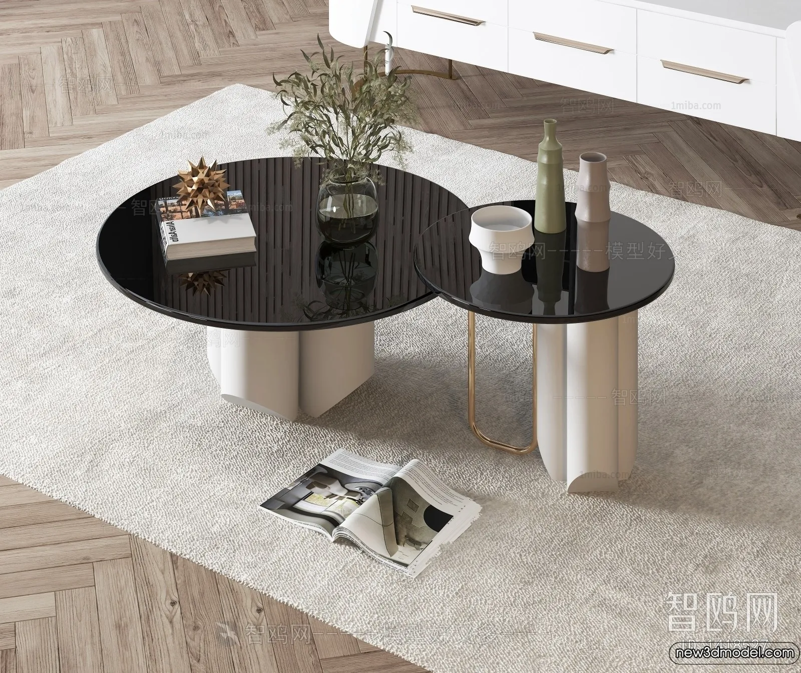 Coffee Table - 3D Models - 3D Furniture Models for Interior - 196