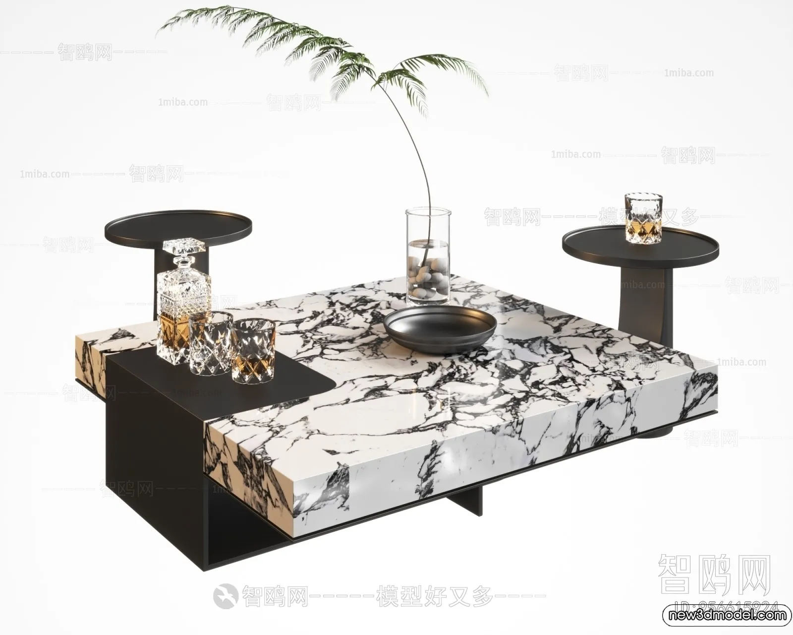 Coffee Table - 3D Models - 3D Furniture Models for Interior - 200
