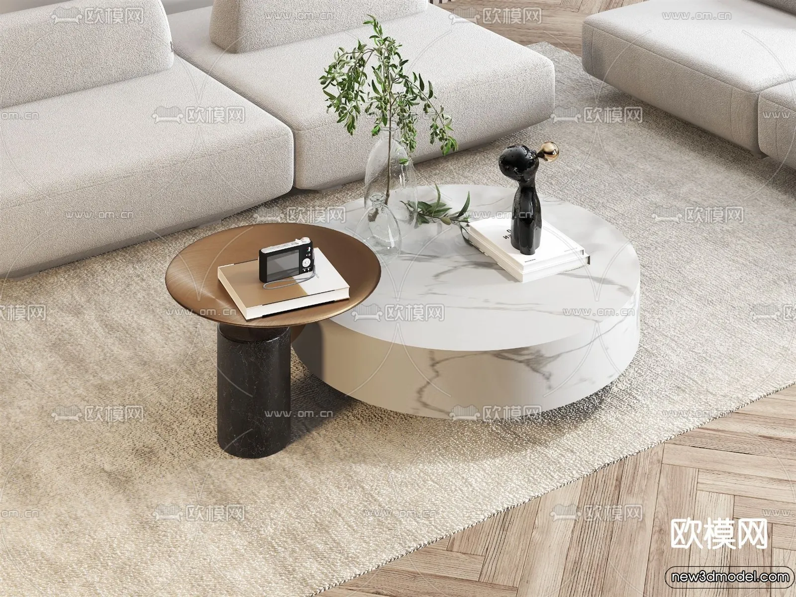 Coffee Table - 3D Models - 3D Furniture Models for Interior - 206