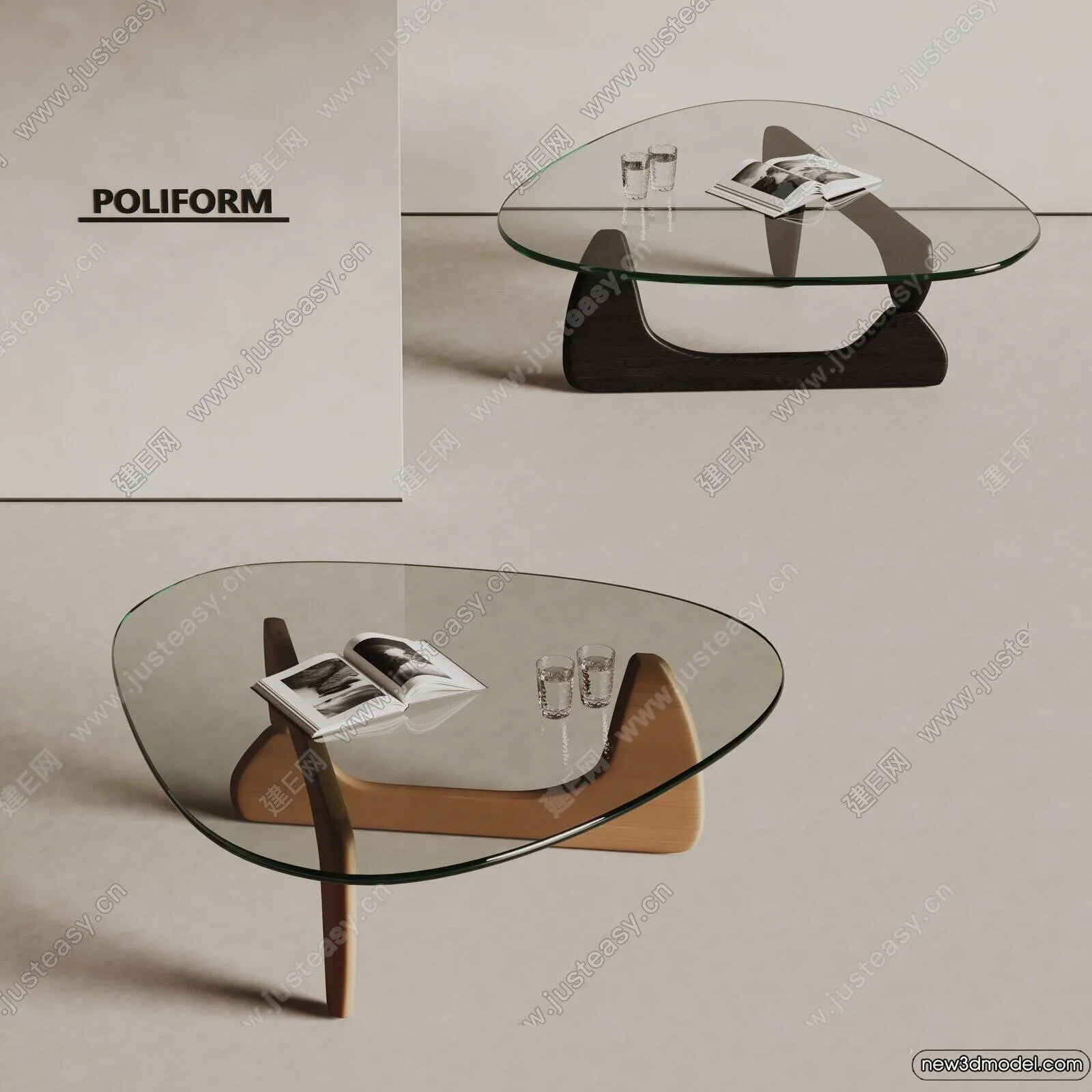 Coffee Table - 3D Models - 3D Furniture Models for Interior - 208