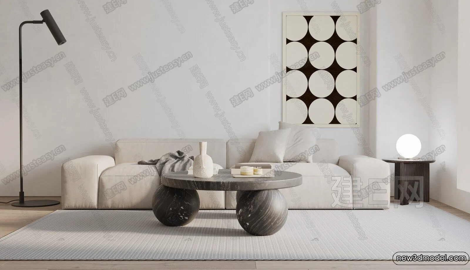 Coffee Table - 3D Models - 3D Furniture Models for Interior - 223