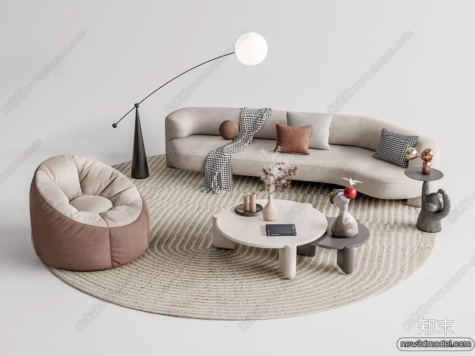 Coffee Table - 3D Models - 3D Furniture Models for Interior - 224