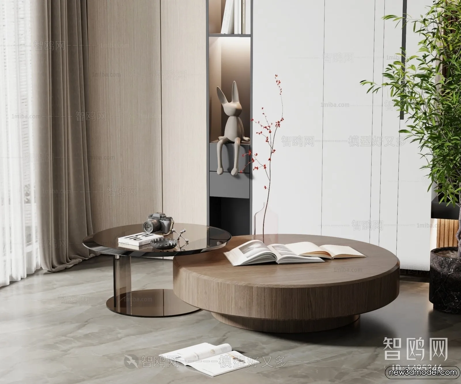 Coffee Table - 3D Models - 3D Furniture Models for Interior - 227