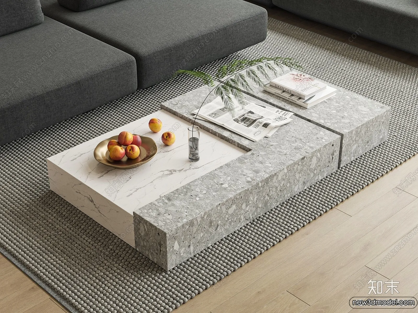 Coffee Table - 3D Models - 3D Furniture Models for Interior - 230