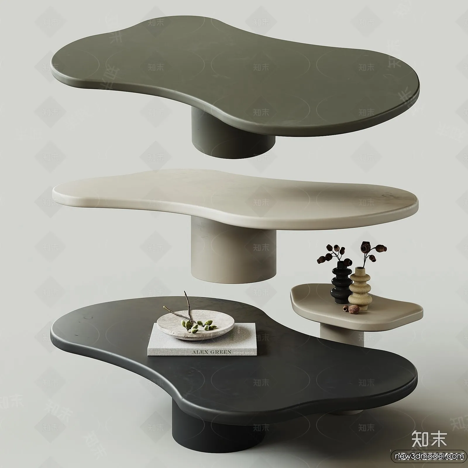 Coffee Table - 3D Models - 3D Furniture Models for Interior - 233