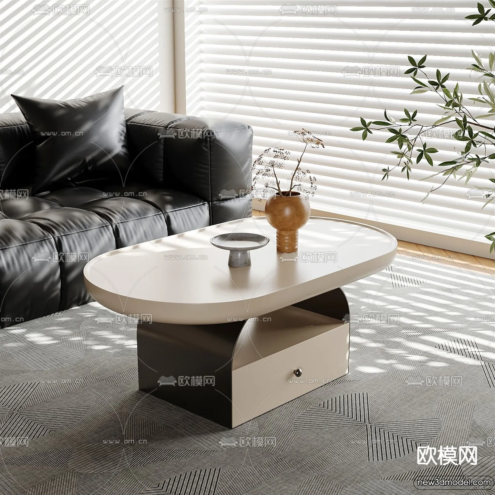Coffee Table - 3D Models - 3D Furniture Models for Interior - 240