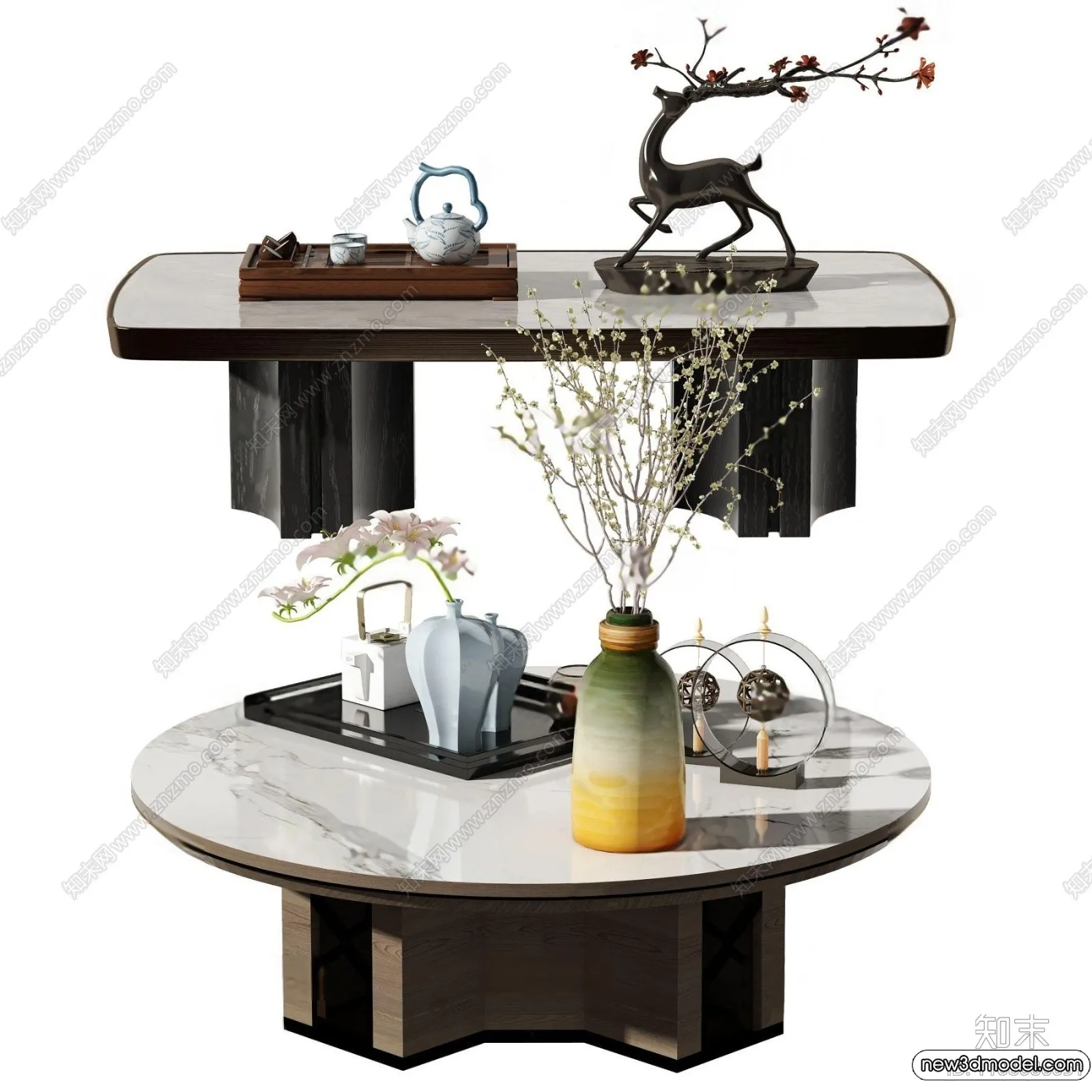 Coffee Table - 3D Models - 3D Furniture Models for Interior - 243