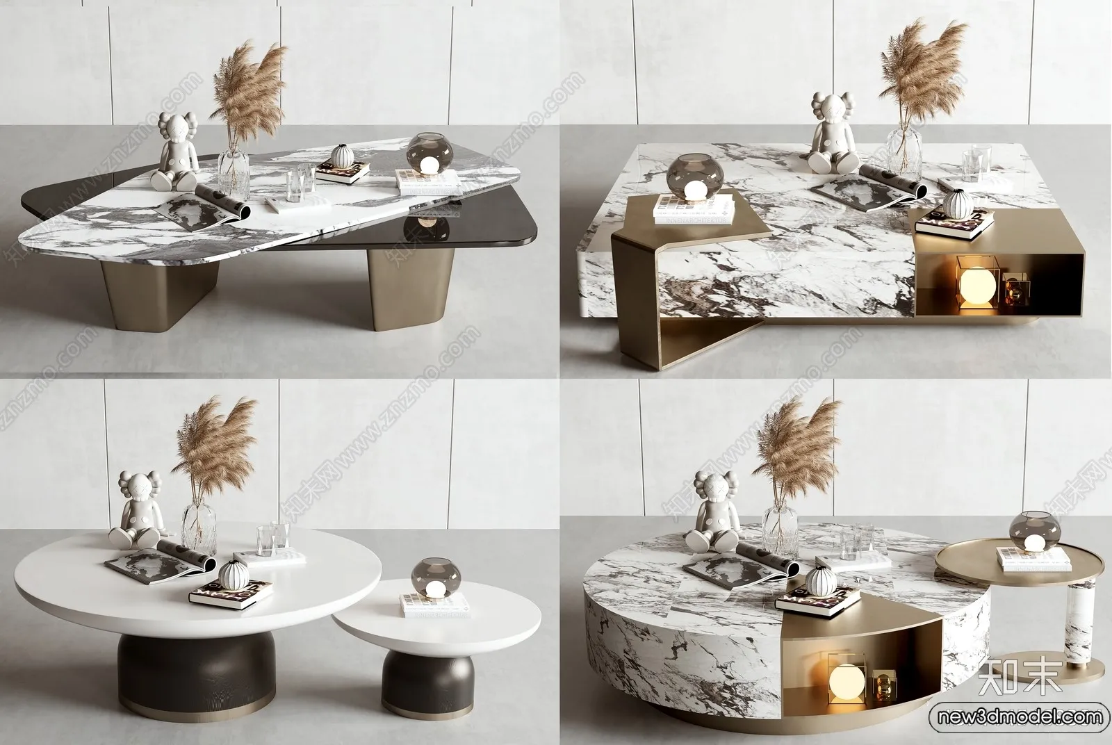 Coffee Table - 3D Models - 3D Furniture Models for Interior - 250