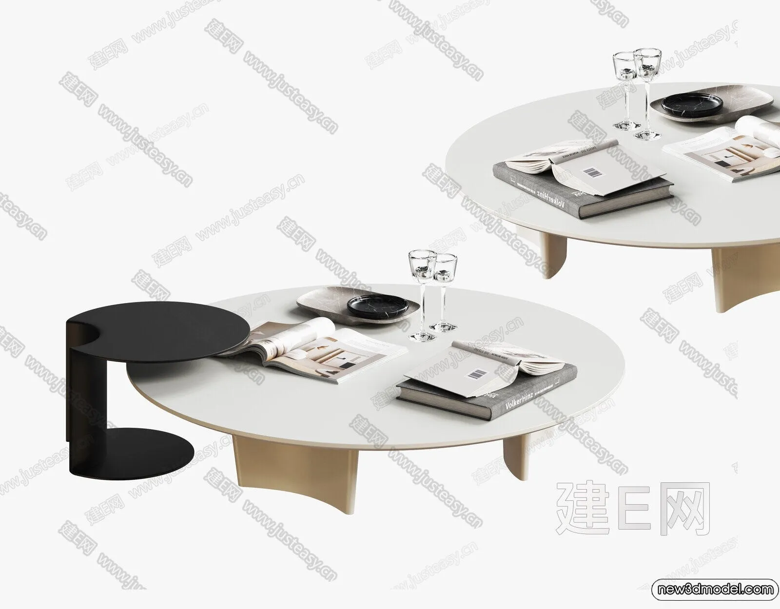 Coffee Table - 3D Models - 3D Furniture Models for Interior - 252