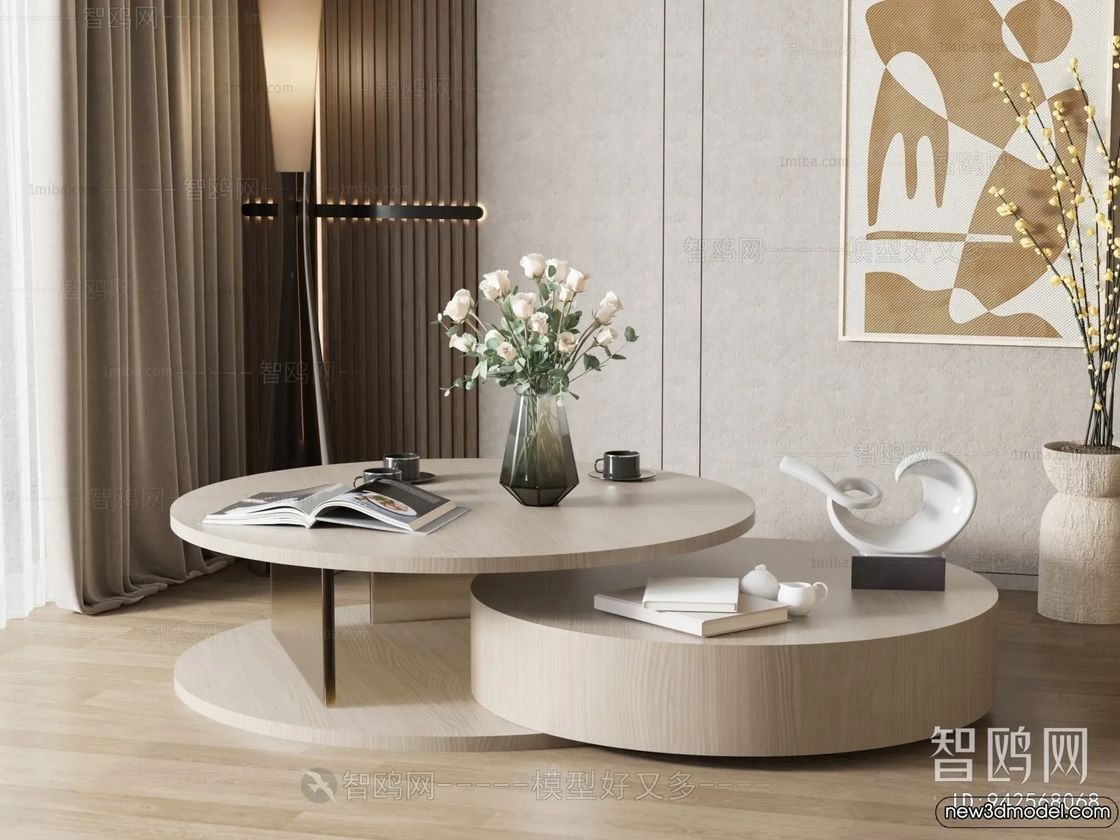 Coffee Table - 3D Models - 3D Furniture Models for Interior - 254