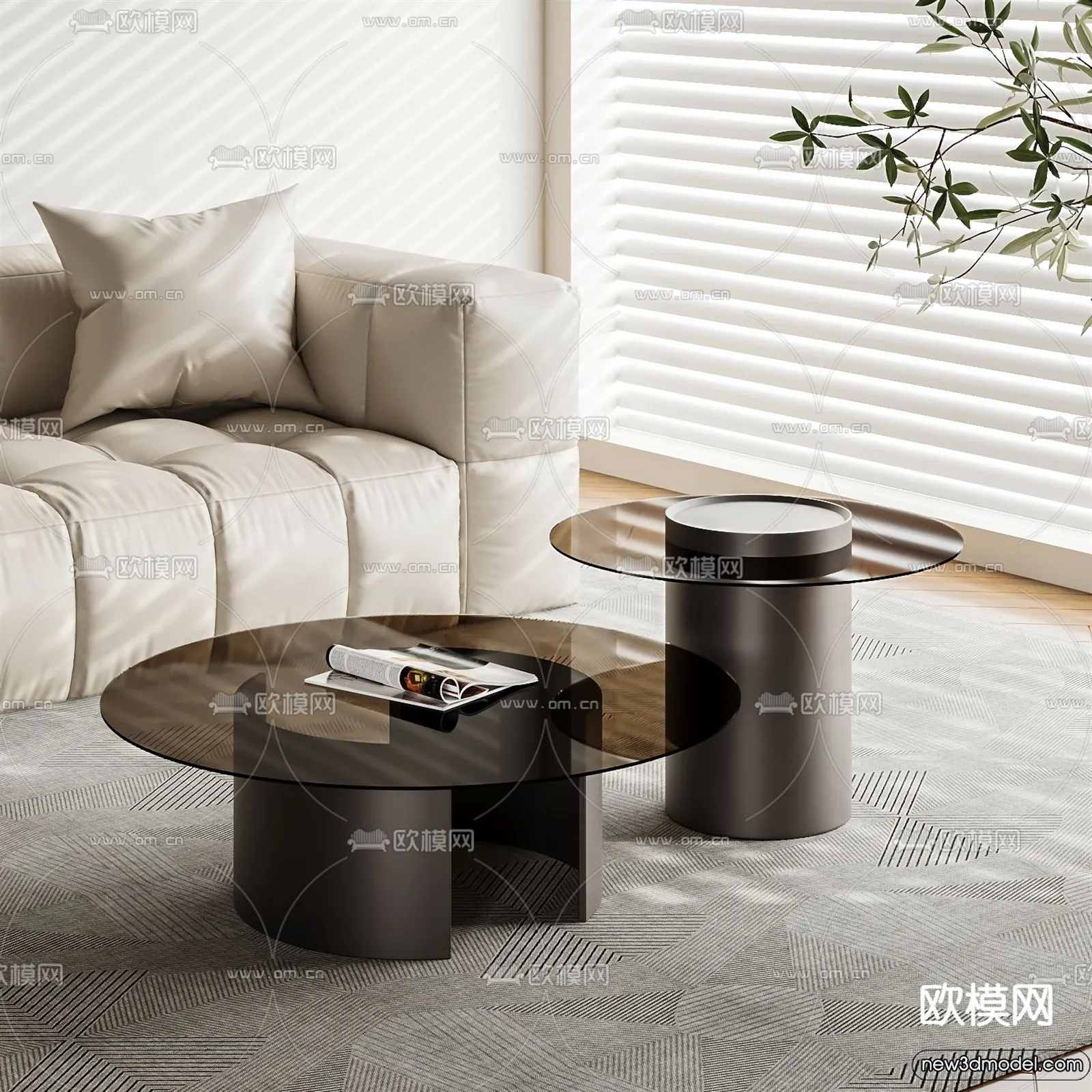 Coffee Table - 3D Models - 3D Furniture Models for Interior - 256
