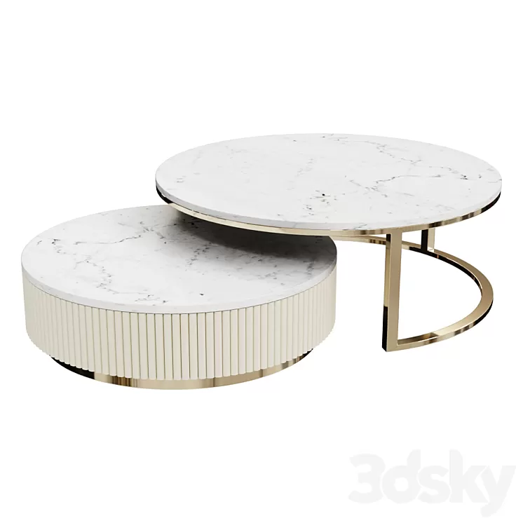 Coffee table 90*90*40 cm coffee table 3D Model Free