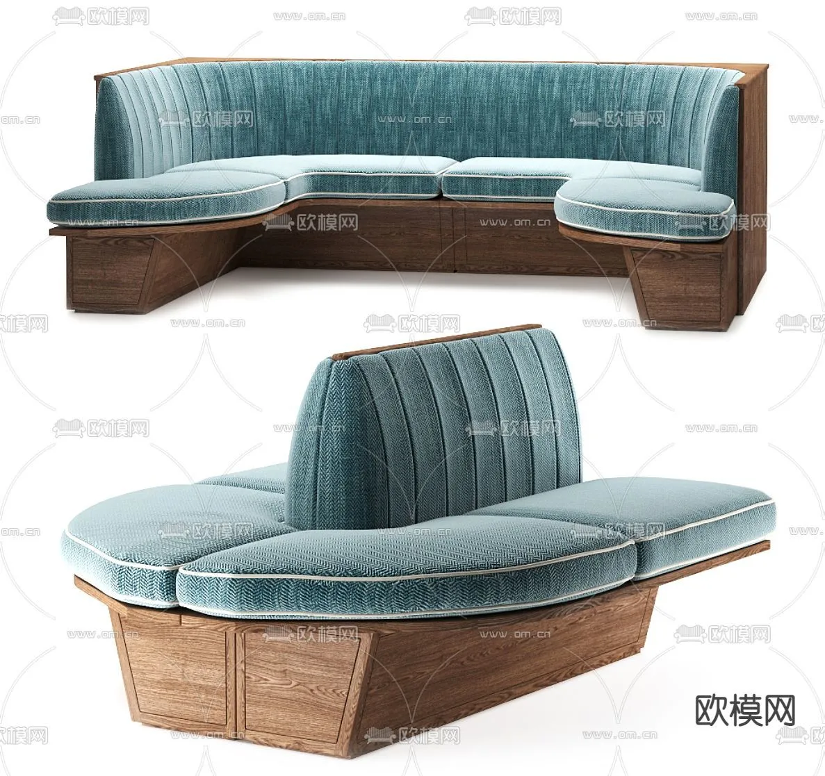 Coffee Table and Armchair Sets - 3D Models - Cafe Interior 3D Scenes - 010 - VRAY Render