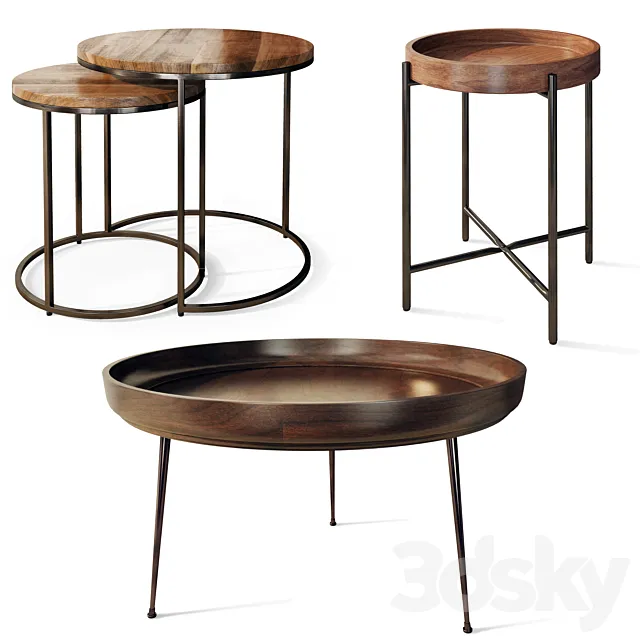 Coffee table Aniya Daulata My Loft 3D Model