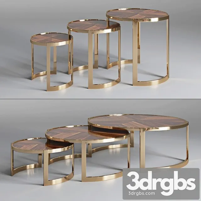 Coffee table anya fendi casa 2 3D Model Free