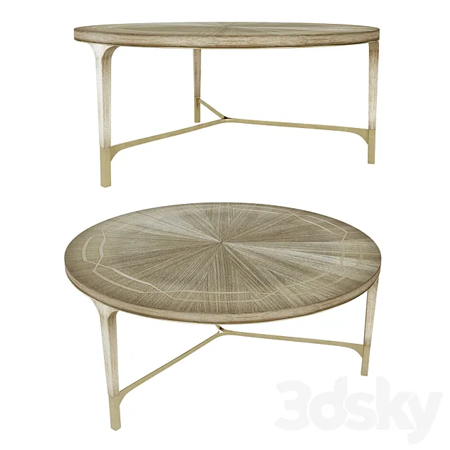 Coffee Table Caracole Piece Of Pi 3DModel