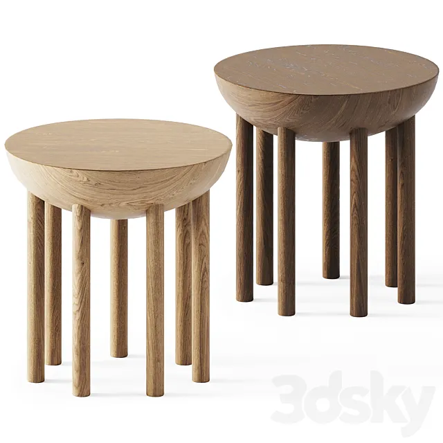 Coffee Table Chalon by Kelly Wearstler 3D Model