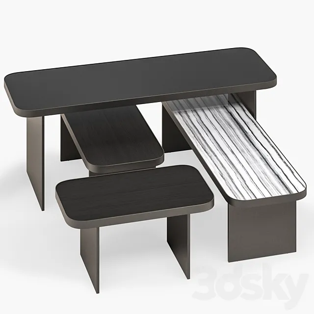 Coffee table Clive Minotti 3DModel