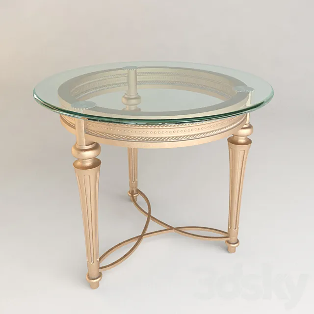 Coffee table Commander Galloway 37504 3D Model