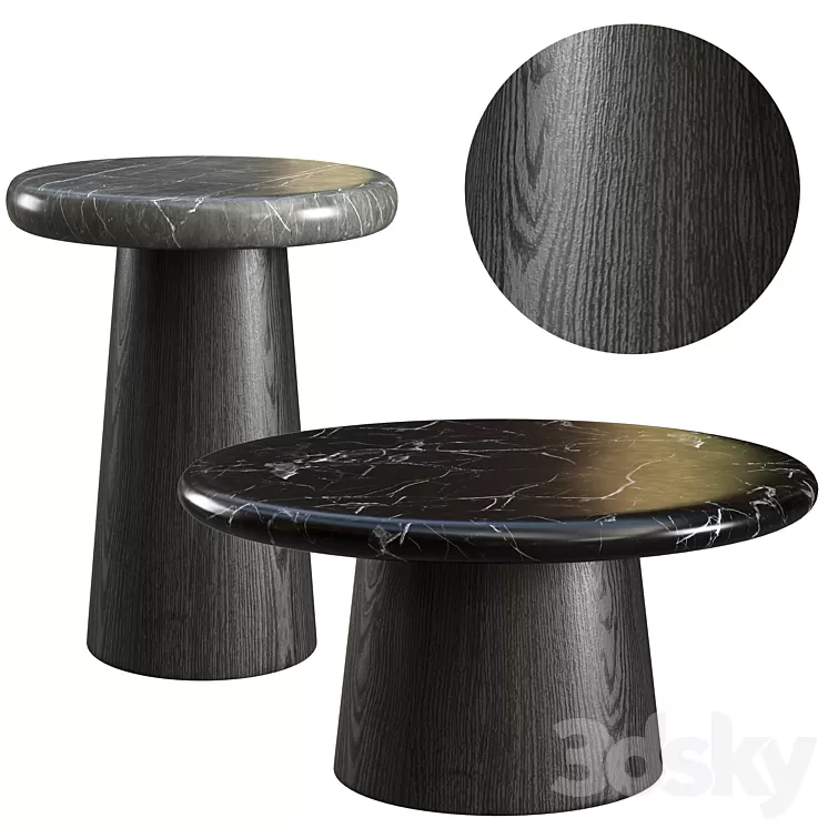 Coffee table Cosmorelax Piazza Set 3D Model