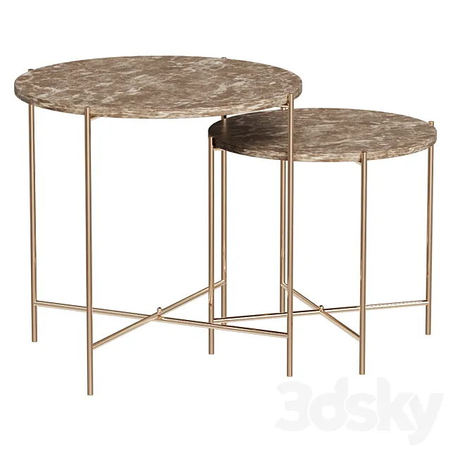 Coffee table Cozy Living coffee table 3D Model