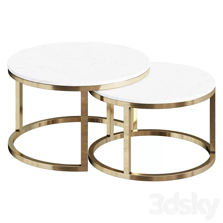 Coffee table CT8026 coffee table 3D Model Free