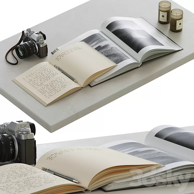 coffee table decor set 003