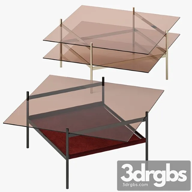 Coffee table duotone diamond 2 3D Model Free