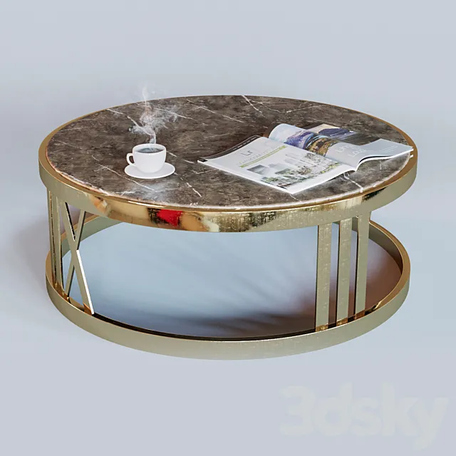Coffee table EICHHOLTZ BACCARAT COFFEE TABLE 3D Model