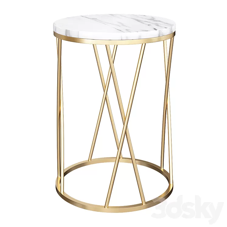 Coffee table - Elegance mini 3D Model Free