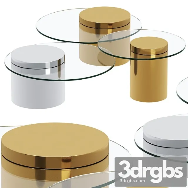 Coffee Table Equilibre by Eichholtz 3D Model Free