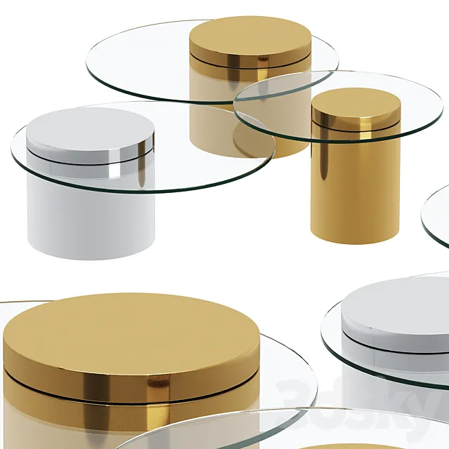 Coffee Table Equilibre by Eichholtz 3D Model