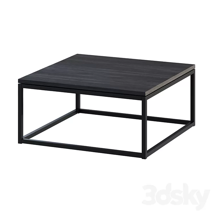 Coffee table ETHNICRAFT THIN SALONTAFEL coffee table 3D Model