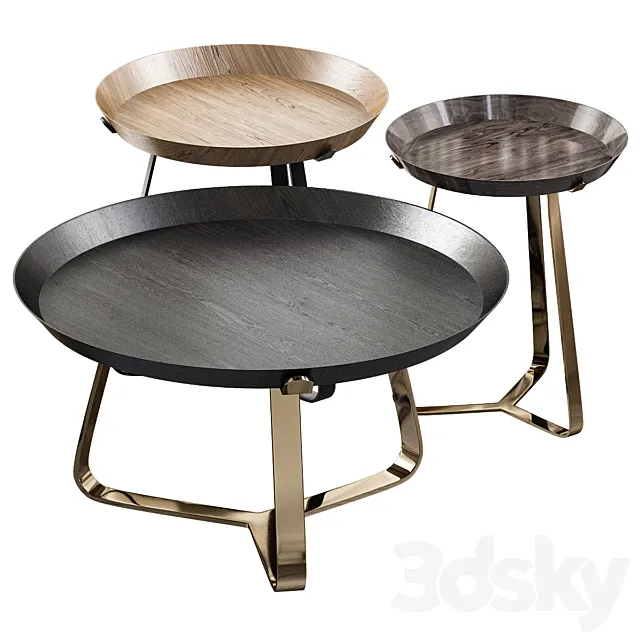 Coffee table Frinfri Coffee Table Bonaldo 3D Model