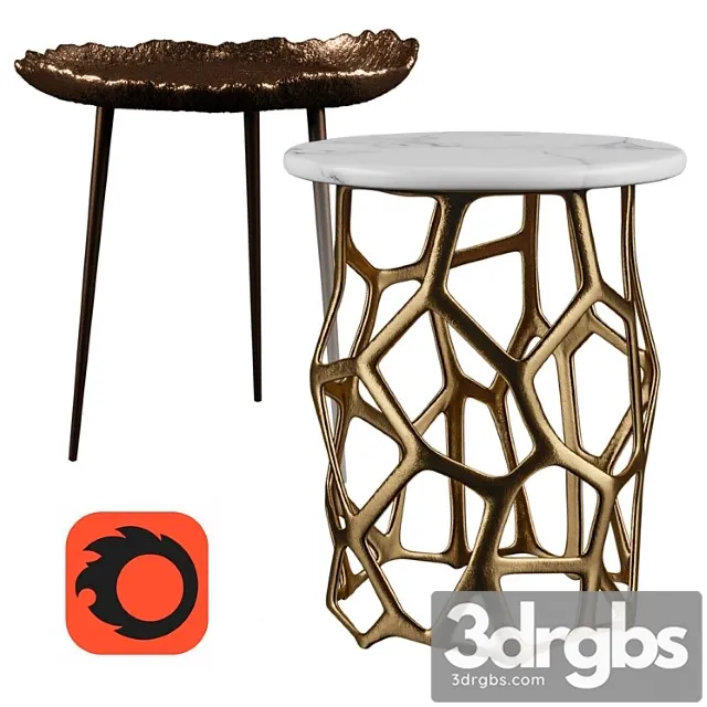 Coffee table garda decor 2 3D Model Free