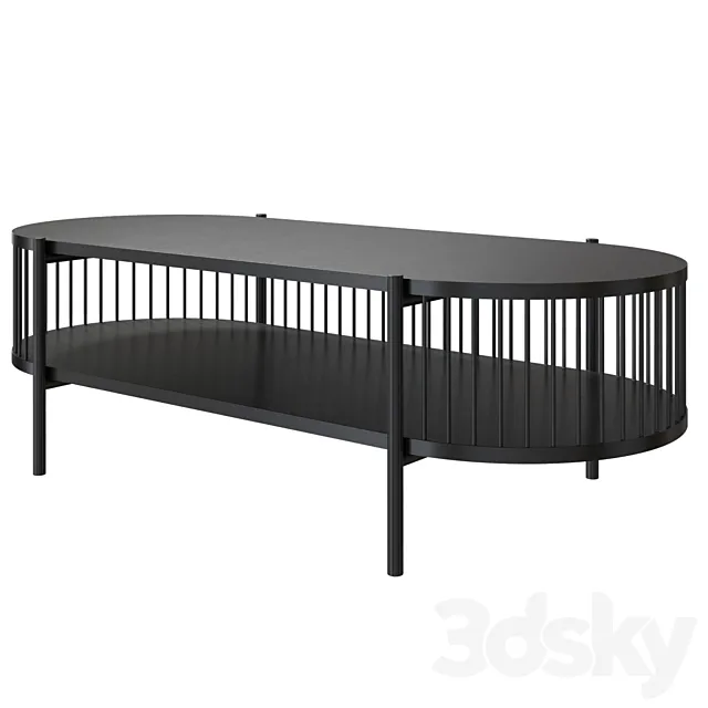 Coffee table Haris Black from Divan ru 3D Model