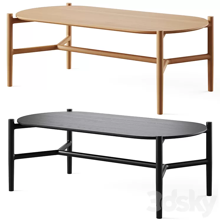 Coffee table HOLTON by Rowico Home 3D Model Free