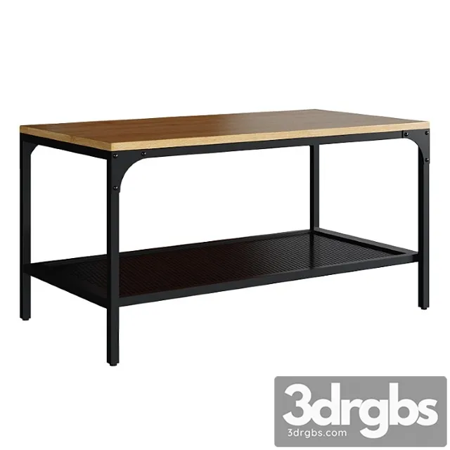Coffee table ikea fjellbo 2 3D Model Free