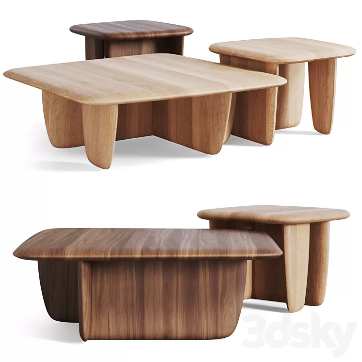 coffee table Iloss by La Redoute 3D Model