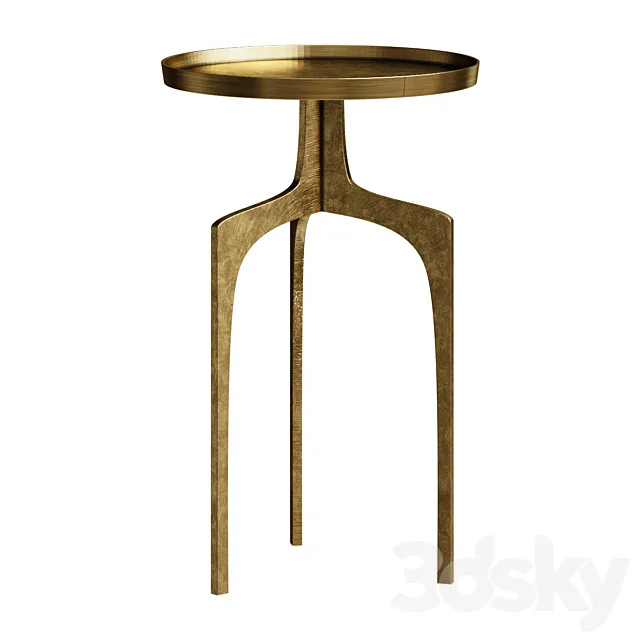 Coffee table Kenna Gold Coffee Table coffee table 3D Model