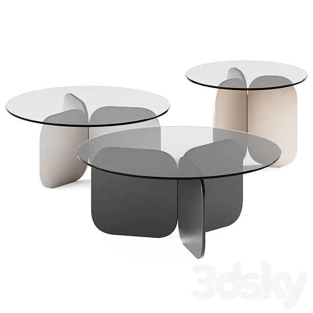 Coffee Table La Isla by Sancal _ Coffee Table 3D Model