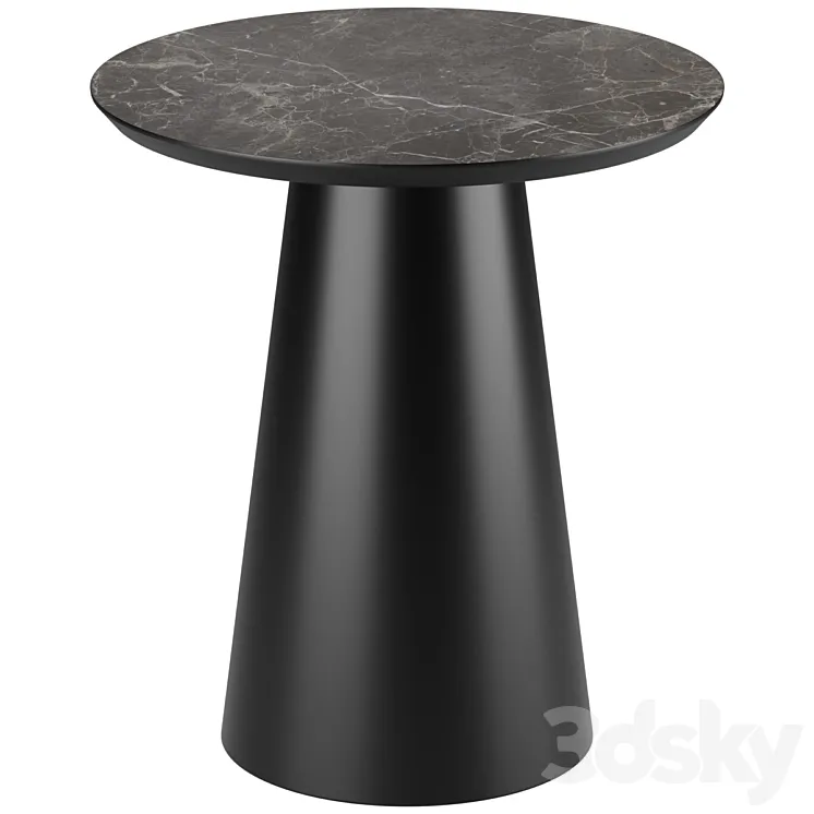 Coffee table Lakbi-1 Black 3D Model Free