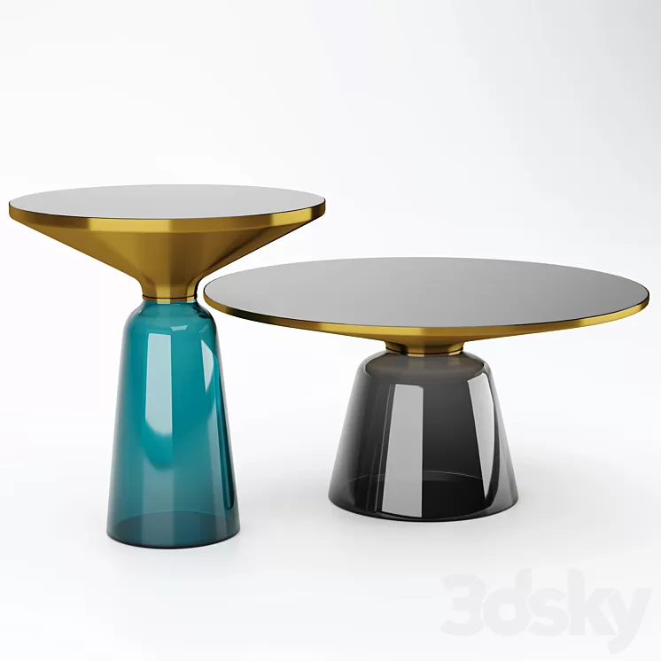 Coffee table LaLume Bell 3D Model