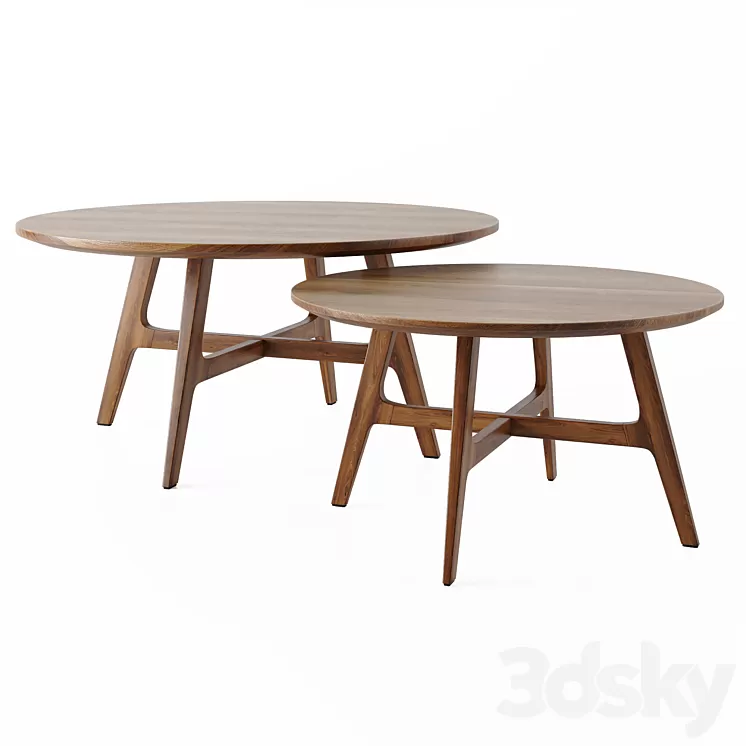 Coffee table larsen 3D Model