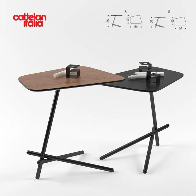 Coffee table LASER Cattelan Italia 3D Model
