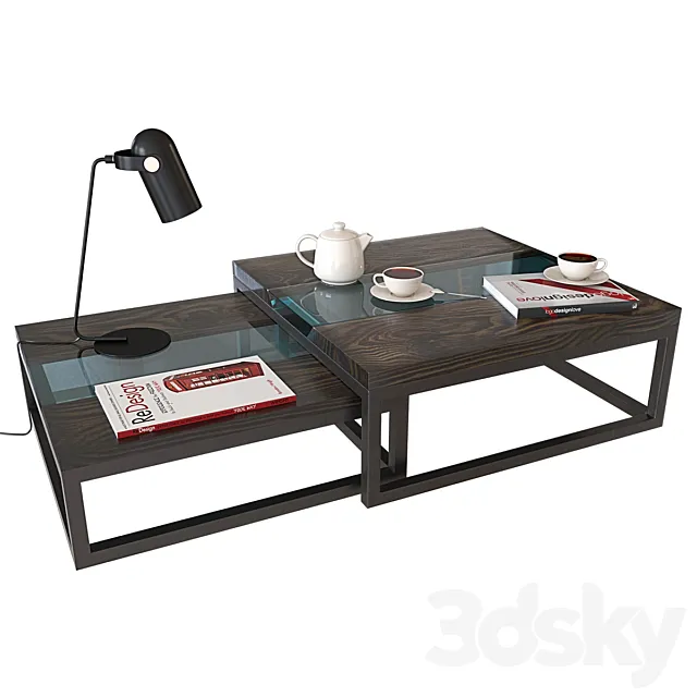 Coffee table Loft Brown Free Download